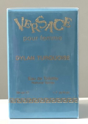 DYLAN TURQUOISE by VERSACE 1.7 Oz Eau De Toilette Spray for Wonen Sealed Box