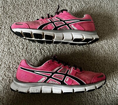 Vintage ASICS gel-blur 33 Pink / black. Size 7