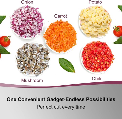 Kitchen Vegetable Cutter Onion Vegetable Fruit Cutter Chopper Slicers UK - Picture 11 of 12