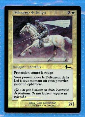 MTG: Urza's Legacy: FRENCH: Defender of Law: FOIL - Picture 1 of 2