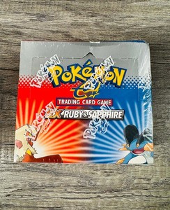pokemon ex ruby and sapphire booster box Ex Ruby Sapphire Booster Box