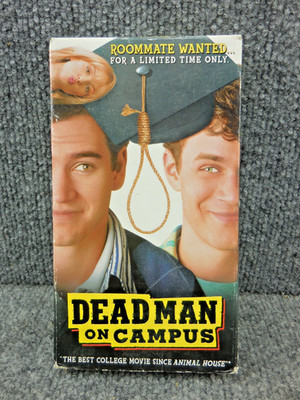 Dead Man on Campus VHS Tape Movie Tome Everett Scott Mark Paul Gosselaar