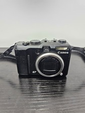Canon PowerShot G7 Digital Camera 10.0MP Black -Tested Works Great 