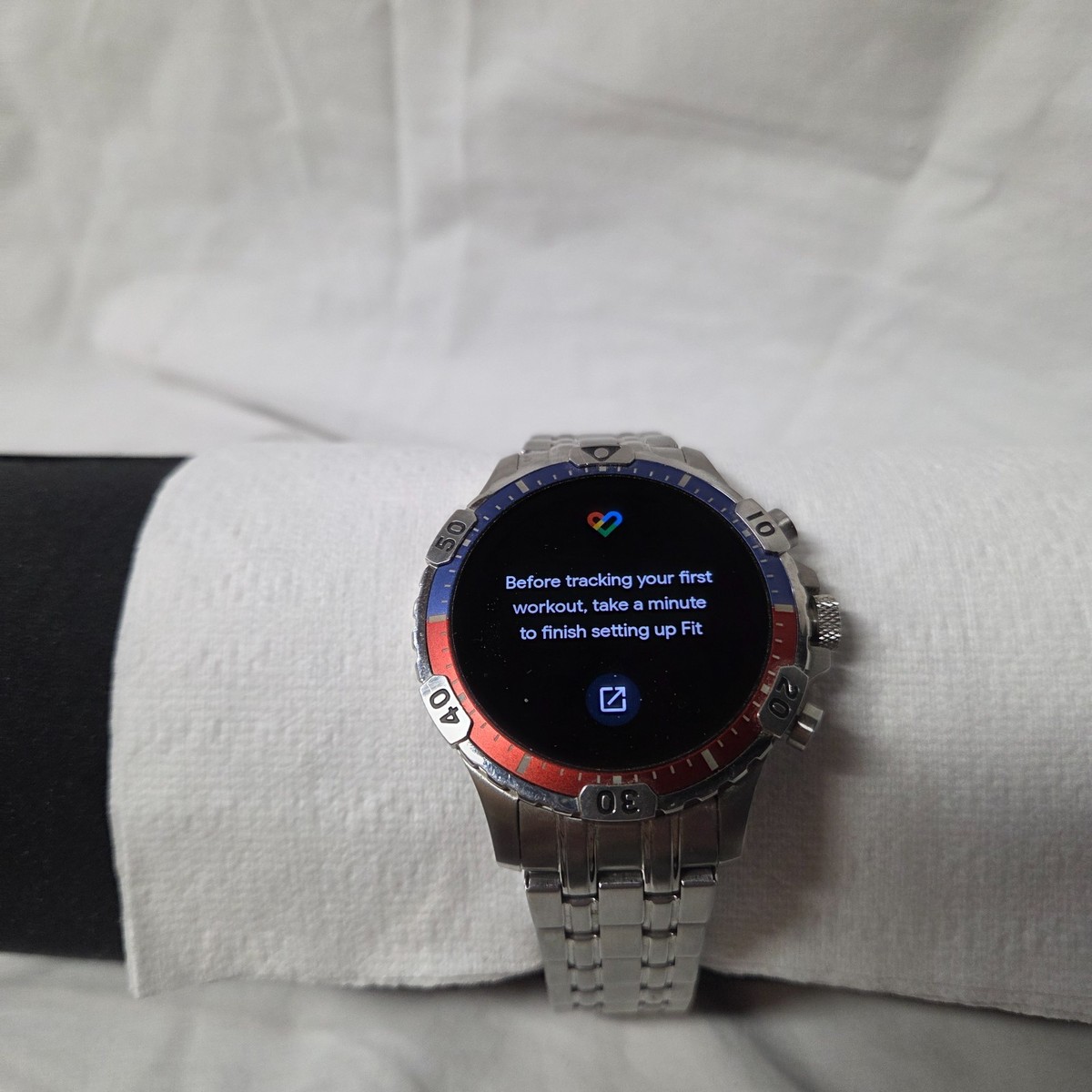 Fossil Smart Watch (dw10f2) Silver Wristband & Case for sale