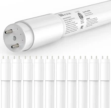 10Pack T8 LED Bulbs 4FT Fluorescent Replacement14W 2450LM 5000K Daylight WhiteGE