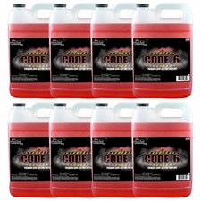 Master Fog Code 6 Long Lasting Halloween Fog/Smoke Machine Fluid Juice 8x Gallon