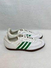 Tenis Adidas Samba de Colección Blanco Verde Suela de Goma Unisex Talla US 6 G23925