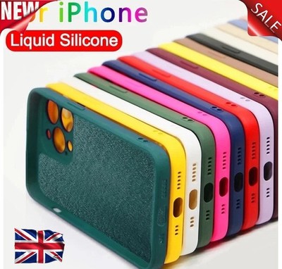 Hülle für iPhone 17 16 15 14 13 12 11 Pro Max XR Stoßfest Silikon Handyhülle