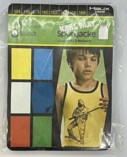 "Sportjacke" = Unterhemd Winnetou Pierre Brice Größe 128 100% Baumwolle