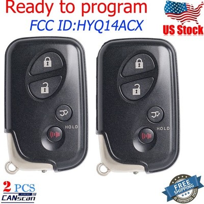 2 For 2009 2010 2011 12 13 14 2015 Lexus RX350 RX450 Smart Key Fob HYQ14ACX 5290