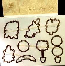 Anna Griffin 8 TRELLIAGE Stamps, Die Bundle magnetic page REDUCED