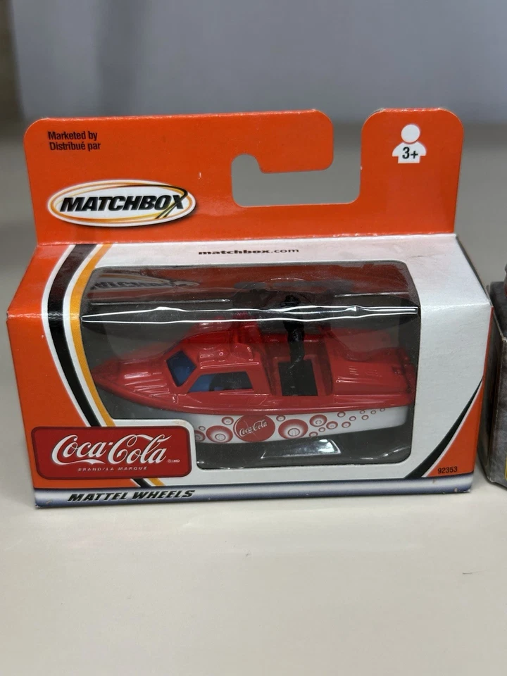 Matchbox Coca-Cola Premiere F-150 & 2 Mattel Wheels Lot of 3 New In Box Diecast - Image 4 of 4