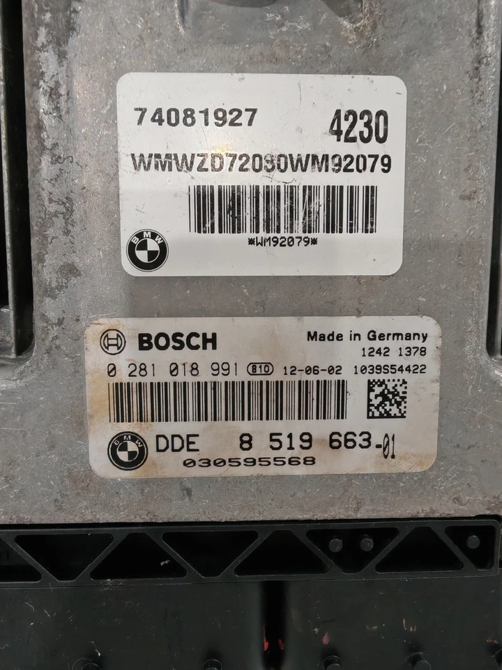 Centralina Motore ECU BOSCH MINI R55/R56/R57/R60/R61 - 1.6/2.0 D - DDE 8519663 - Immagine 2 di 3