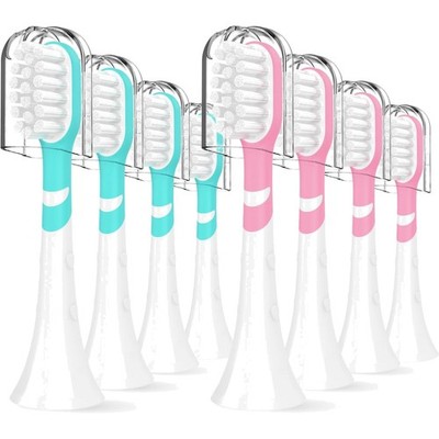 Kinder Zahnbürsten Ersatzköpfe weich kompatibel Philips Sonicare 8er Pack