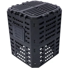 90 Gallon Garden Composter Bin - Recycled Plastic,Easy Assembly Aerating Outdoor