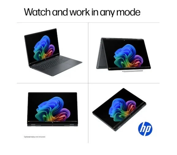 New in Box HP - OmniBook X Flip - Copilot+ PC - 16" 3K OLED Touch-Screen Laptop - Image 3 of 4