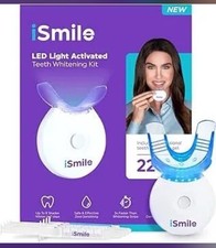 iSmile Teeth Whitening Kit - LED Light, 35 Carbamide Peroxide, 3 3ml Gel