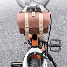 Bolsa de accesorios de bicicleta retro clásica para manillar silla de montar o llevar al hombro