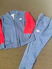 New Balance Boys 2pc Outfit Set Size 7 Colorblock Fleece Zip Jacket  Pants