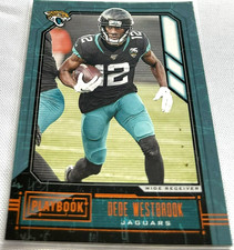 2020 Panini Playbook Football Dede Westbrook Jacksonville Jaguars Orange #16