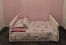 Obaby Sleigh Todler Bed with Drawer and Mattress