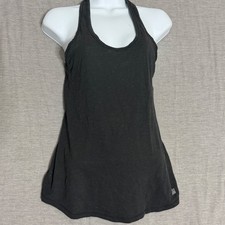 Victoria's Secret VSX Sport Black Mesh Racerback Tank Top Athletic Women's XS
