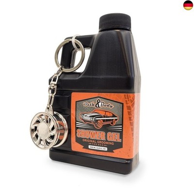 Duschgel für Männer im Deko-Kanister 200ml Bath & Body Services Auto Geschenk (B