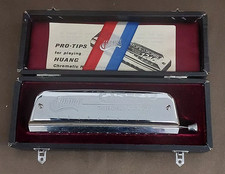 Huang Cadet 12 Harmonica w/Case and Pro-Tips Sheet
