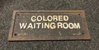 COLORED WAITING ROOM  CAST IRON SEGREGATION HISTORICAL Jackson Miss 47 #2