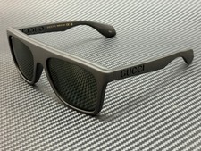 GUCCI GG1570S 001 Matte Black Grey Men's Extra Large 57 mm Sunglasses