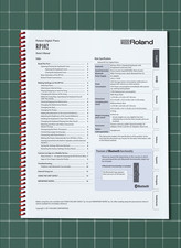 Roland RP102 — 3 in 1 Owners Manual Guide Instructions — 49 Pages — USA Made