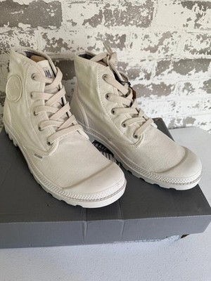 Palladium Pampa Hi Shoes Womens Size 10 Canvas Lace Up Boots 92352-116