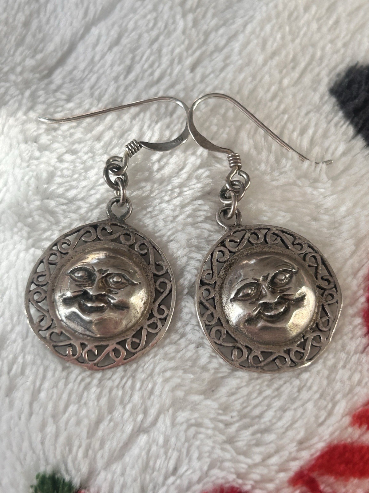 Celestial Anthropomorphic Sterling Silver Earring… - image 5