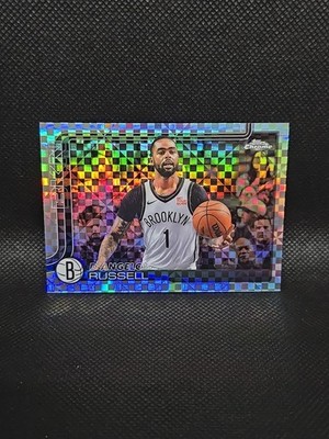 D'ANGELO RUSSELL 2025-26 Topps Chrome X-fractor Refractor #79 Brooklyn NETS!