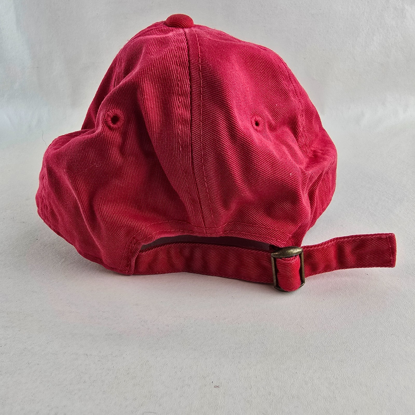 USMC Red Baseball Cap Adjustable Hat Embroidered … - image 5