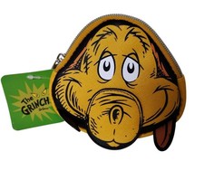 Max The Dog Coin Purse By Bioworld The Grinch Dr. Seuss Official Merchandise