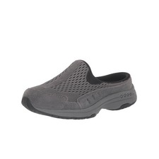 Easy Spirit Womens 6 M Dark Gray Traveltime Slip On Flat Mules NIB RV0