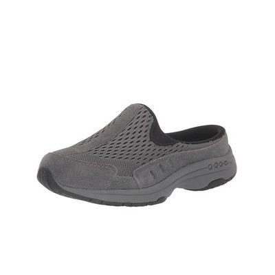 Easy Spirit Womens 8 M Dark Gray Traveltime Slip On Flat Mules NIB RU3