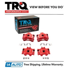 TRQ Performance Brake Caliper Set Performance Fits Chrysler Dodge Jeep