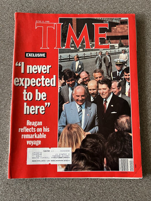 Time Magazine June 13, 1988-Reagan 'I Never Expected To Be Here''