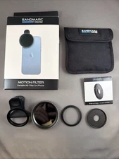 Sandmarc Motion Filter Variable ND Filter for iPhone + Step-Up & Step-Down Rings