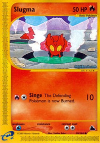 Moderately Played Slugma - 99/144 - Common Pokemon Skyridge