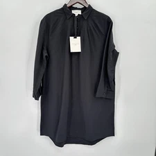 Pomander Place by Tuckernuck Black Polly Dress sz L Large NWT Boxy Shift Mini