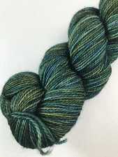 2 Skeins Madelinetosh Tosh Sock Laurel Hand Dyed Verigated Yarn Fingering Merino