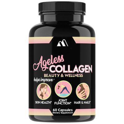Angry Supplements Ageless Colageno para mejor piel, pelo y unias 1-Pack