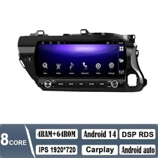 12.3 Android Auto Carplay Car radio Stereo Upgrades For Toyota Hilux 2015-2023