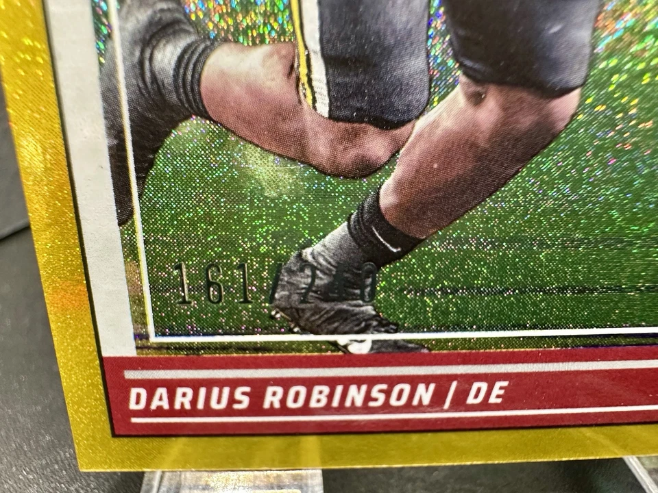 Darius Robinson 2024 Panini Score #326 Gold Dot RC 161 /240 - Image 2 of 3