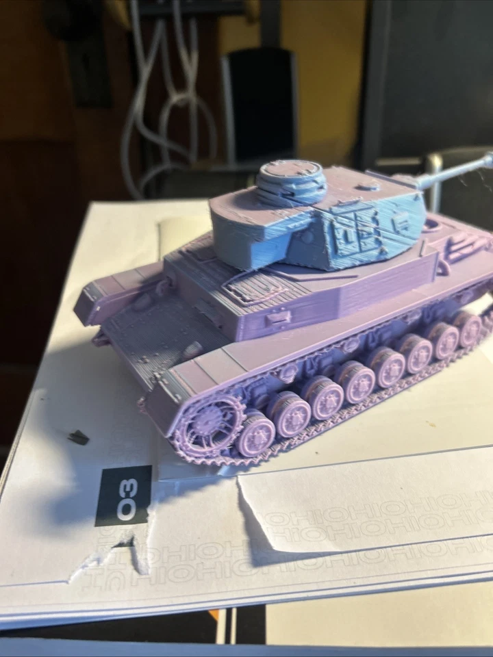 Panzer IV. 1:35” Scale German WW2 Tank-3D Printed And Accurate. 2 Style Turrets. - Image 3 of 4