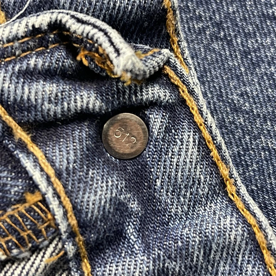 Vintage Levi’s 505 Jeans Women’s Size 13 Jr M USA Made Straight Leg Denim 00s - Image 3 of 4