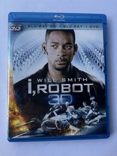 I, Robot (Blu-ray/DVD, 2012, 2-Disc Set, 3D) - Near Mint Discs!